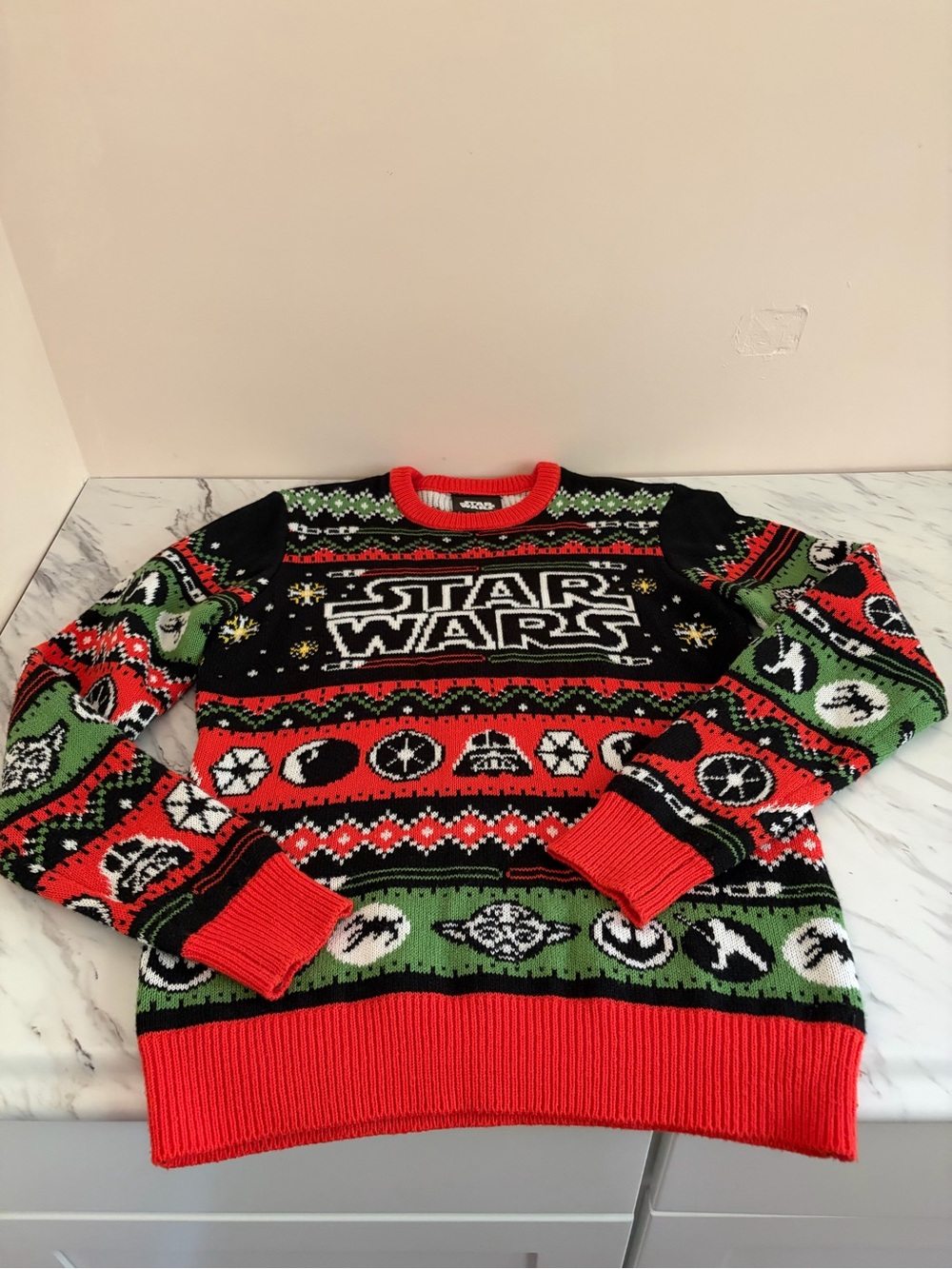 Star Wars Ugly Holiday/Christmas Sweater M